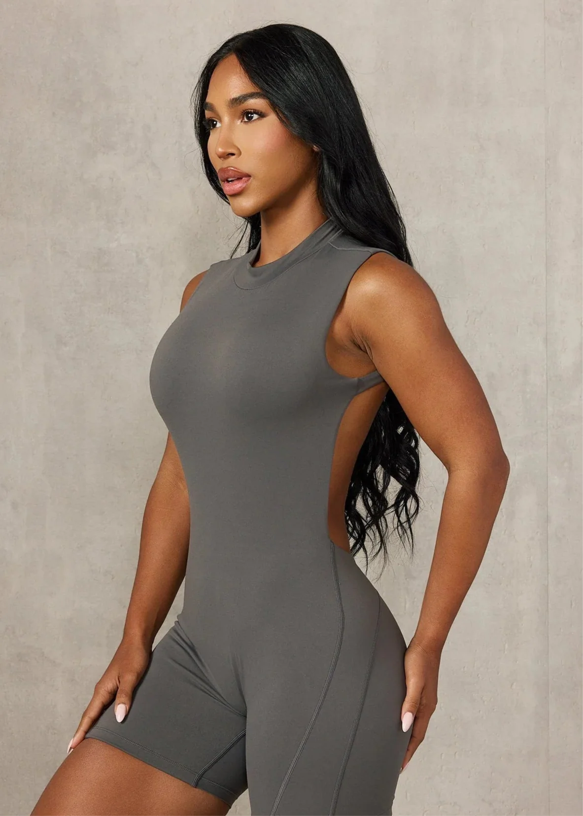 Backless Bodysuit with Built in Bra