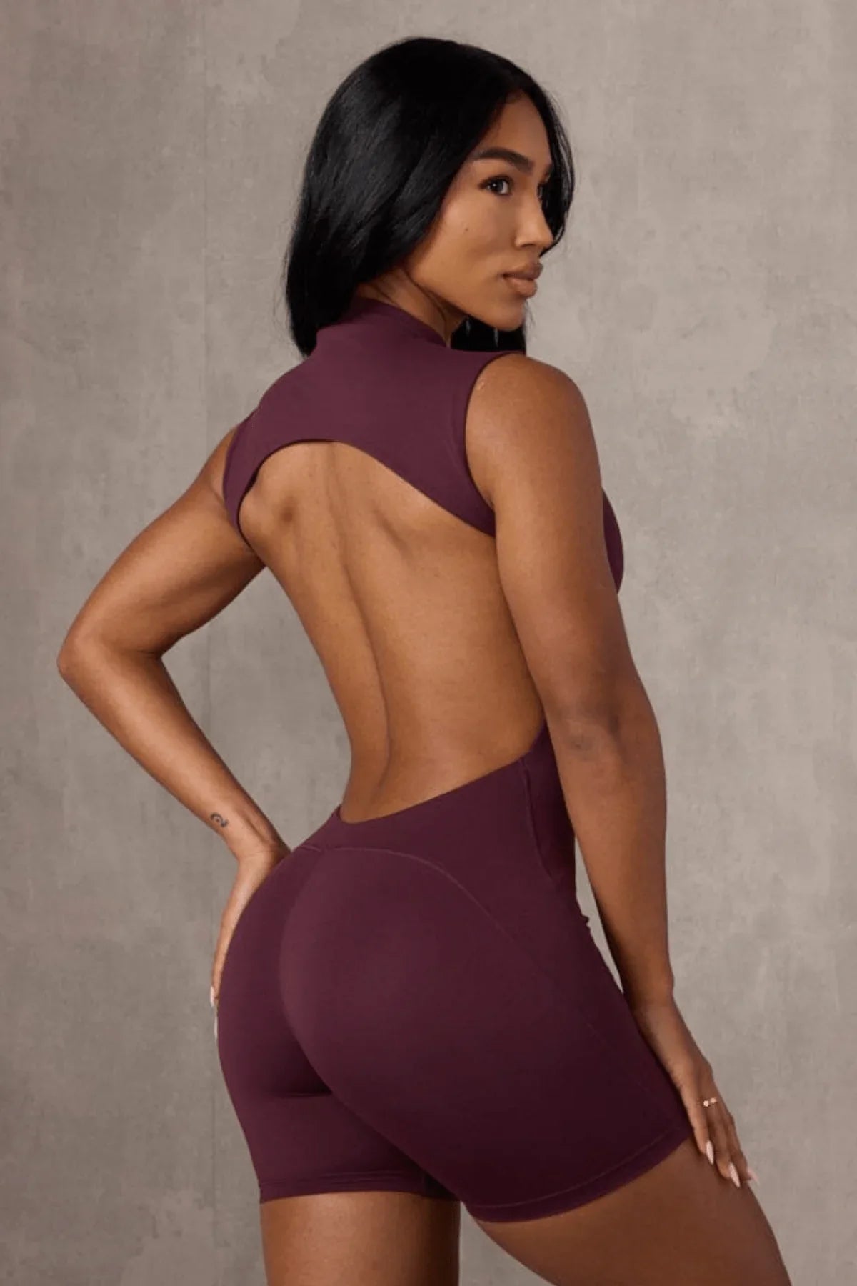 Backless Gym Bodysuit
