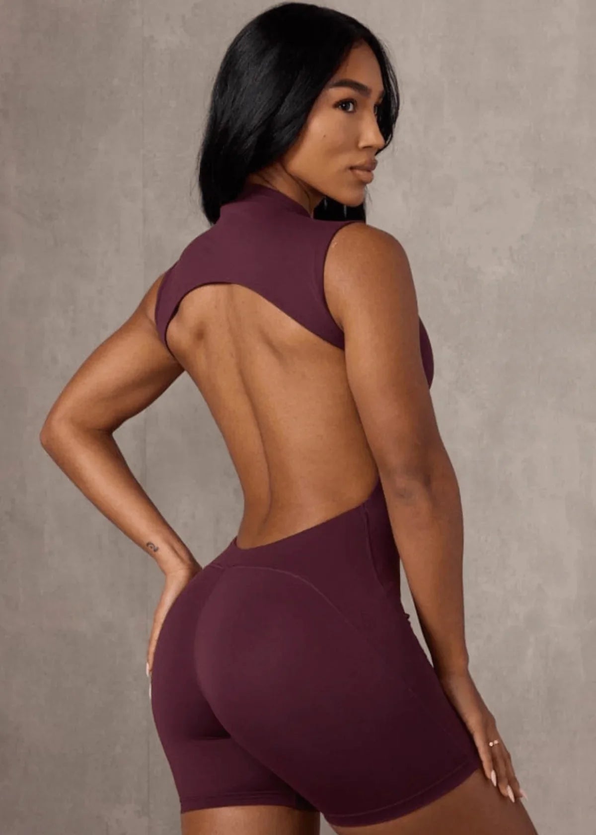 Backless Bodysuit with Built in Bra
