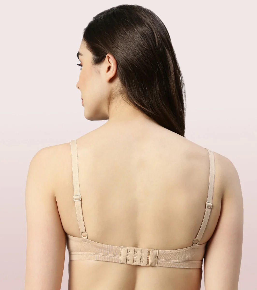 Softest Bra Ever - Cotton Seamless Bra Padded with Full Coverage