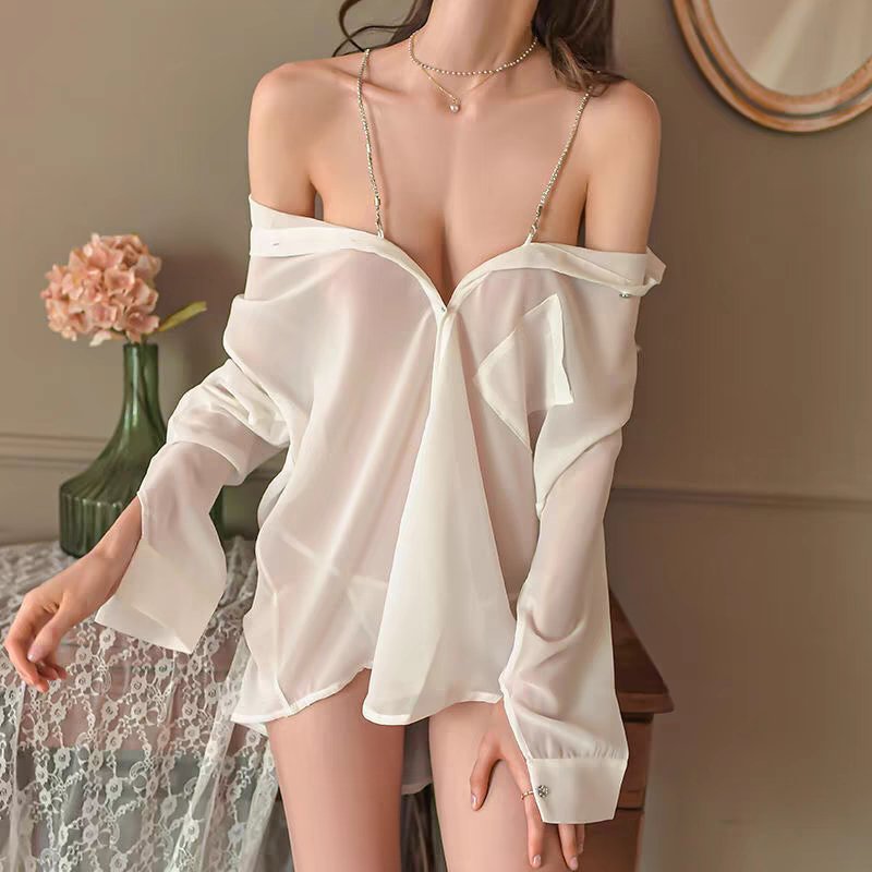 Half Slip Sheer Nighty - Premium Material